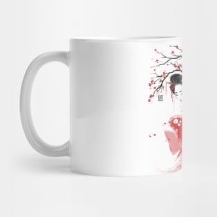 Red geisha Mug